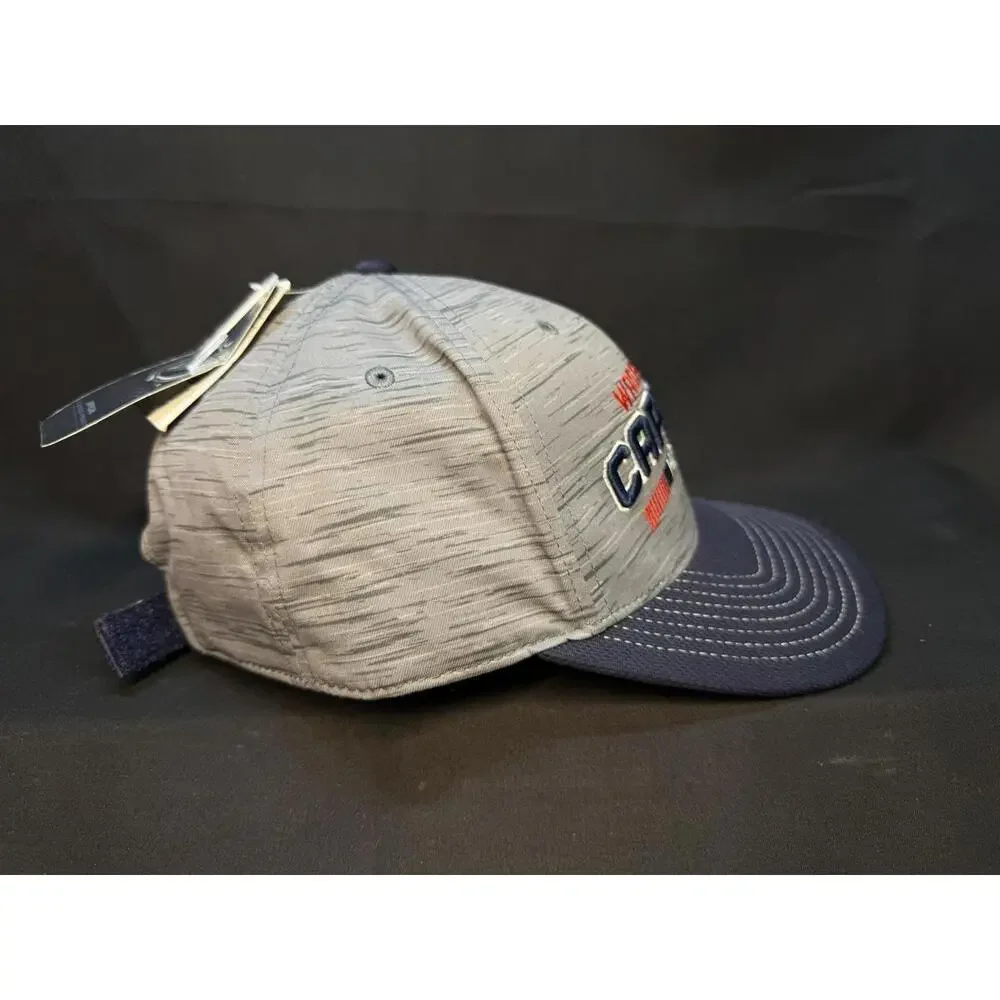 Washington Capitals‎ Hat Cap Strap Back Gray Navy NHL Hockey Mens One Size